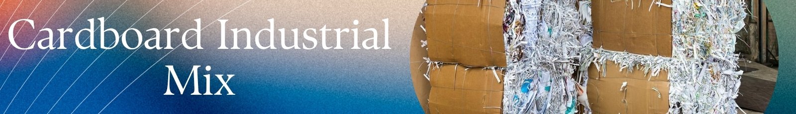 Cardboard Industrial Mix Scrap Banner